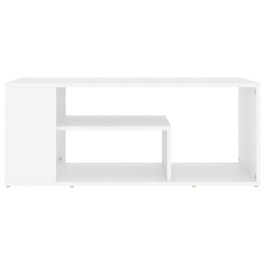 Mesa de centro 100x50x40 cm derivados de madeira branco