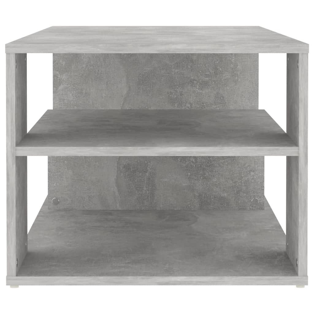 Mesa de centro 100x50x40 cm derivados madeira cinzento cimento