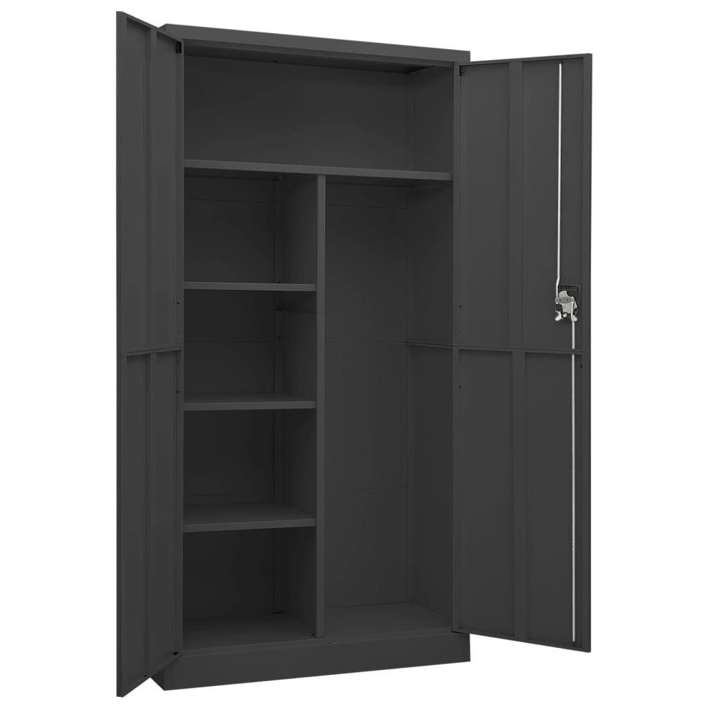 Cacifo 90x40x180 cm aço antracite