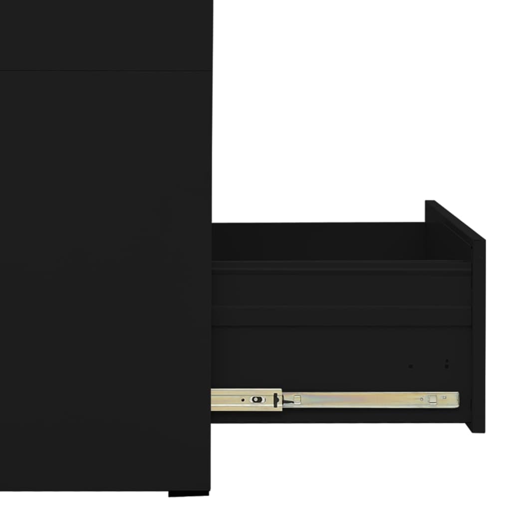 Arquivador 46x62x102,5 cm aço preto