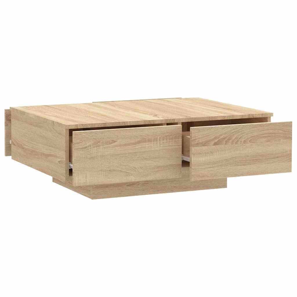 Mesa de centro 90x60x31 cm derivados de madeira carvalho sonoma