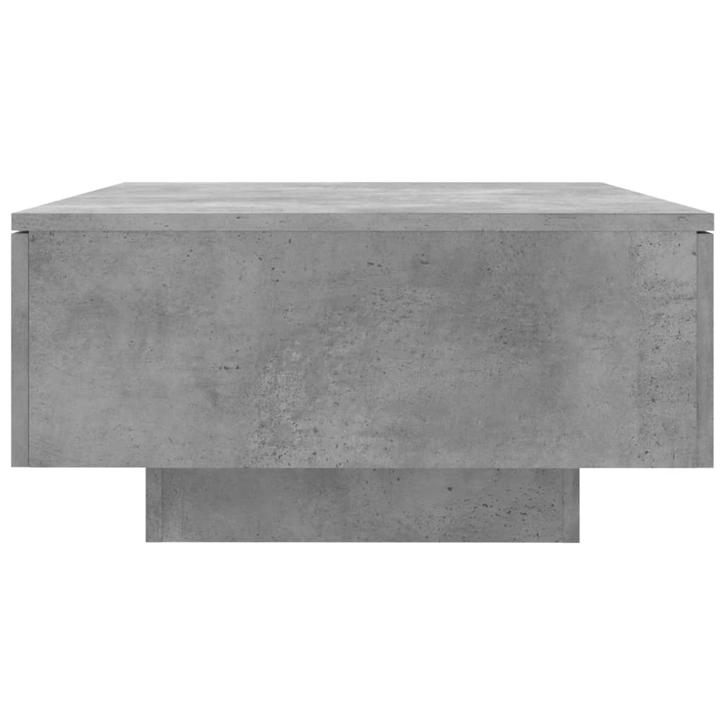 Mesa de centro 90x60x31 cm contraplacado cinzento cimento