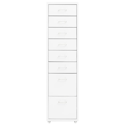 Arquivador móvel 28x41x109 cm metal branco