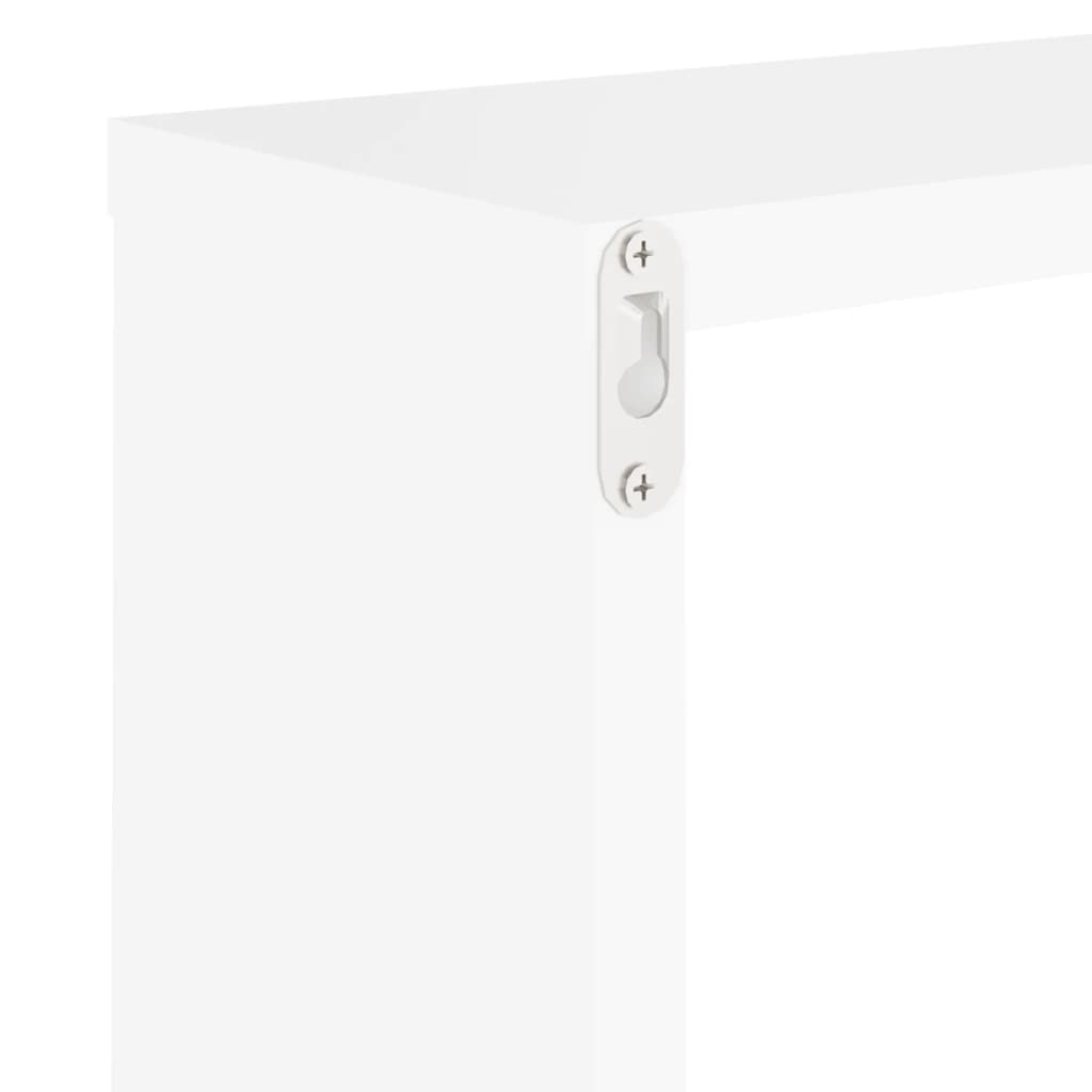 Prateleiras de parede em forma de cubo 2 pcs 30x15x30cm branco