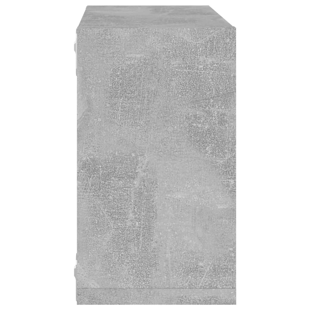 Prateleiras parede forma de cubo 6pcs 26x15x26 cm cinza cimento