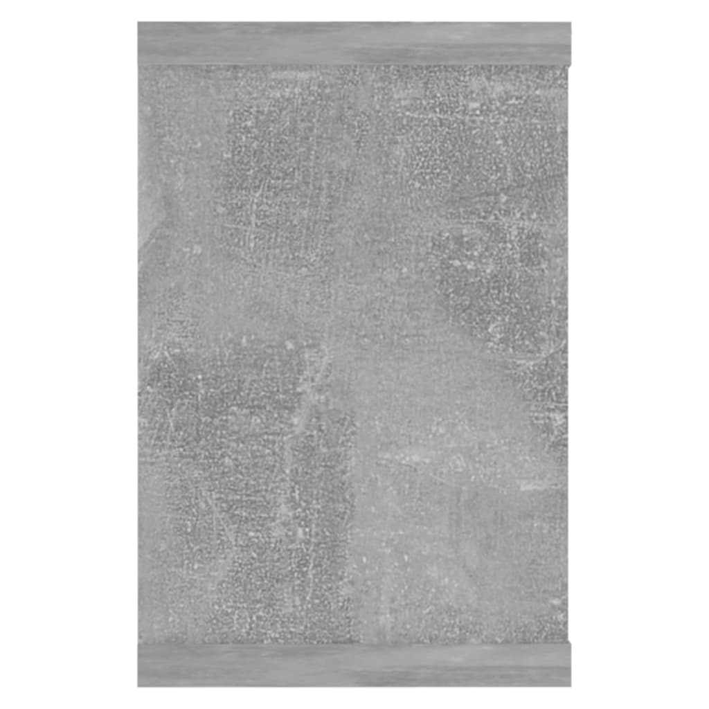 Prateleiras parede forma de cubo 6pcs 60x15x23 cm cinza cimento