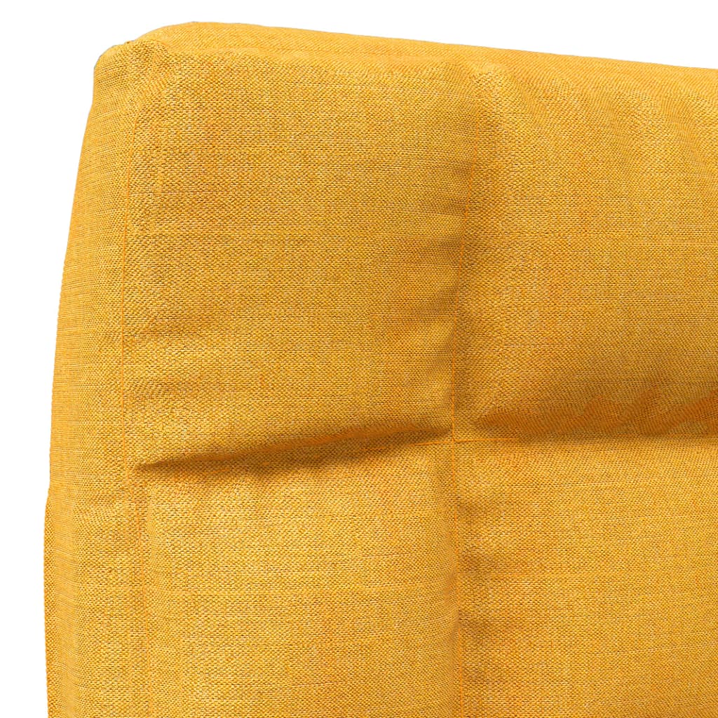 Colchão/cadeira de piso dobrável tecido amarelo mostarda