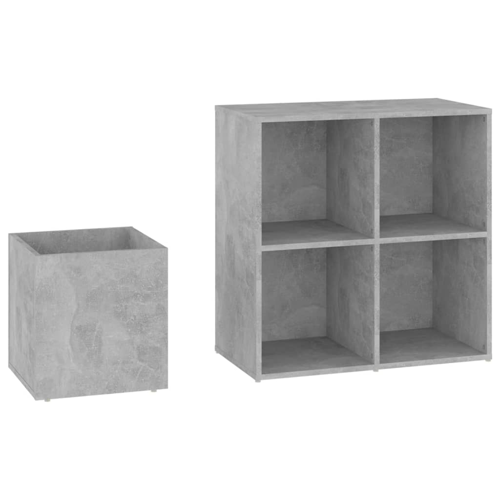 Sapateira de corredor 105x35,5x70 derivados de madeira cinzento