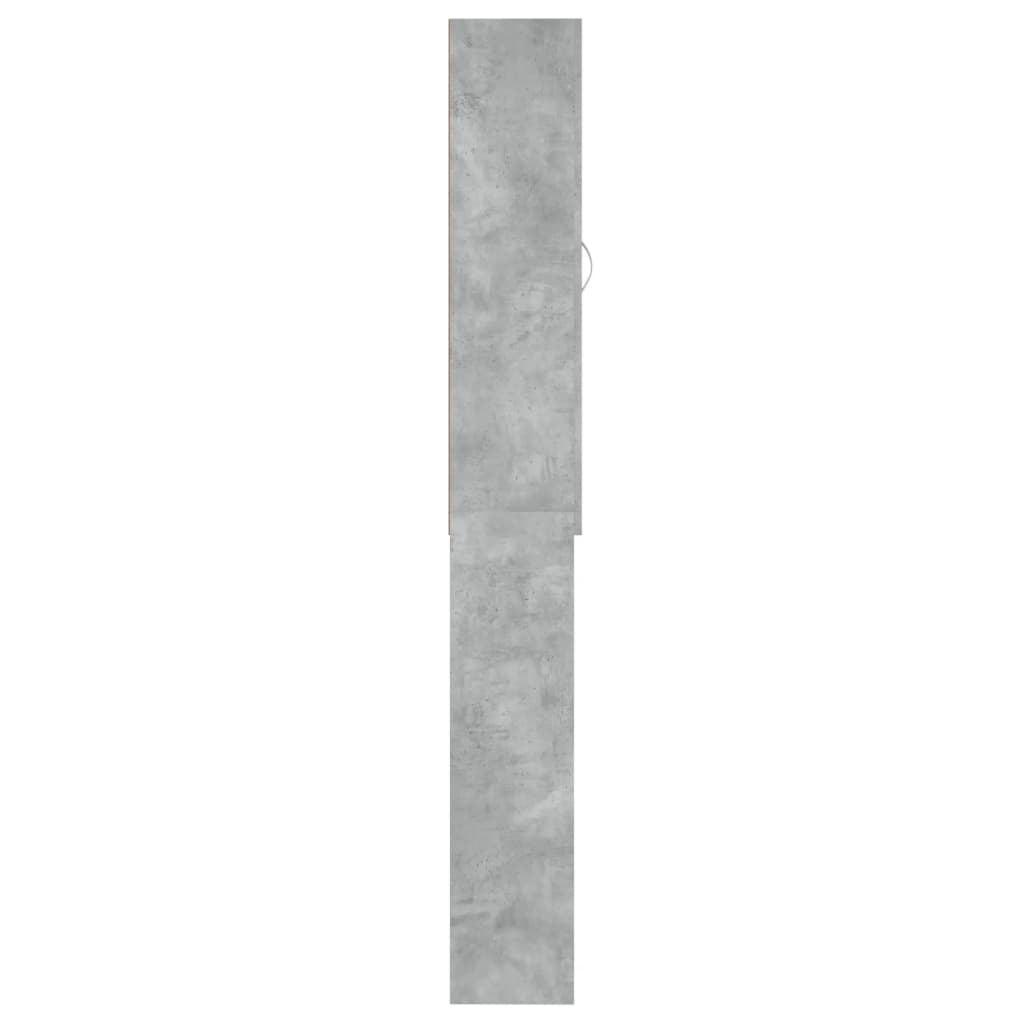 Armário máquina de lavar roupa 64x25,5x190 cm cinzento-cimento
