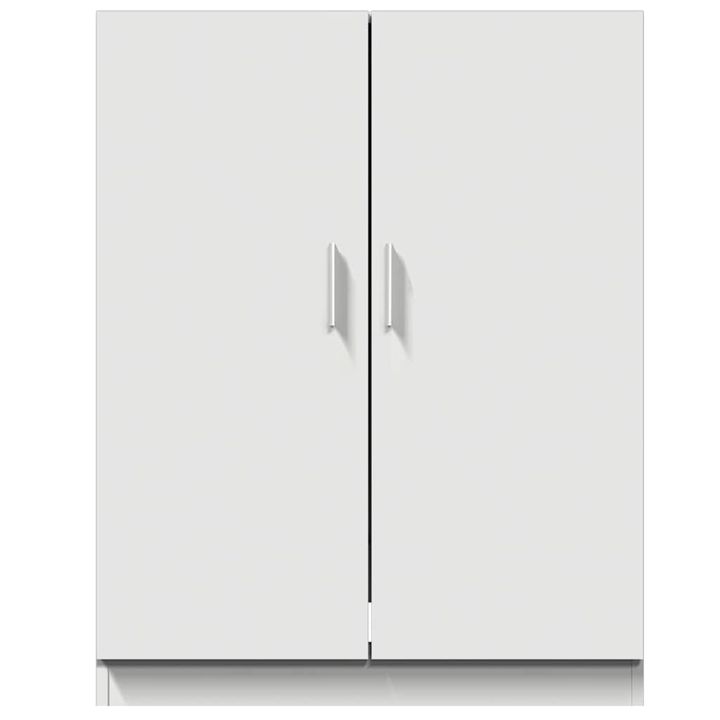Armário para máquina de lavar roupa 71x71,5x91,5 cm branco