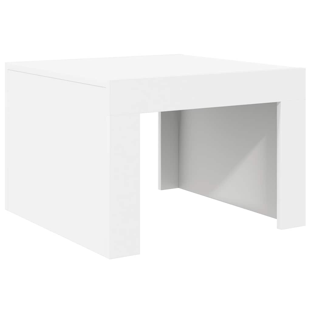 Mesa de centro 50x50x35 cm derivados madeira branco