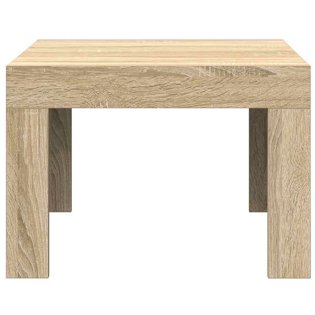 Mesa de centro 50x50x35 cm derivados de madeira carvalho sonoma