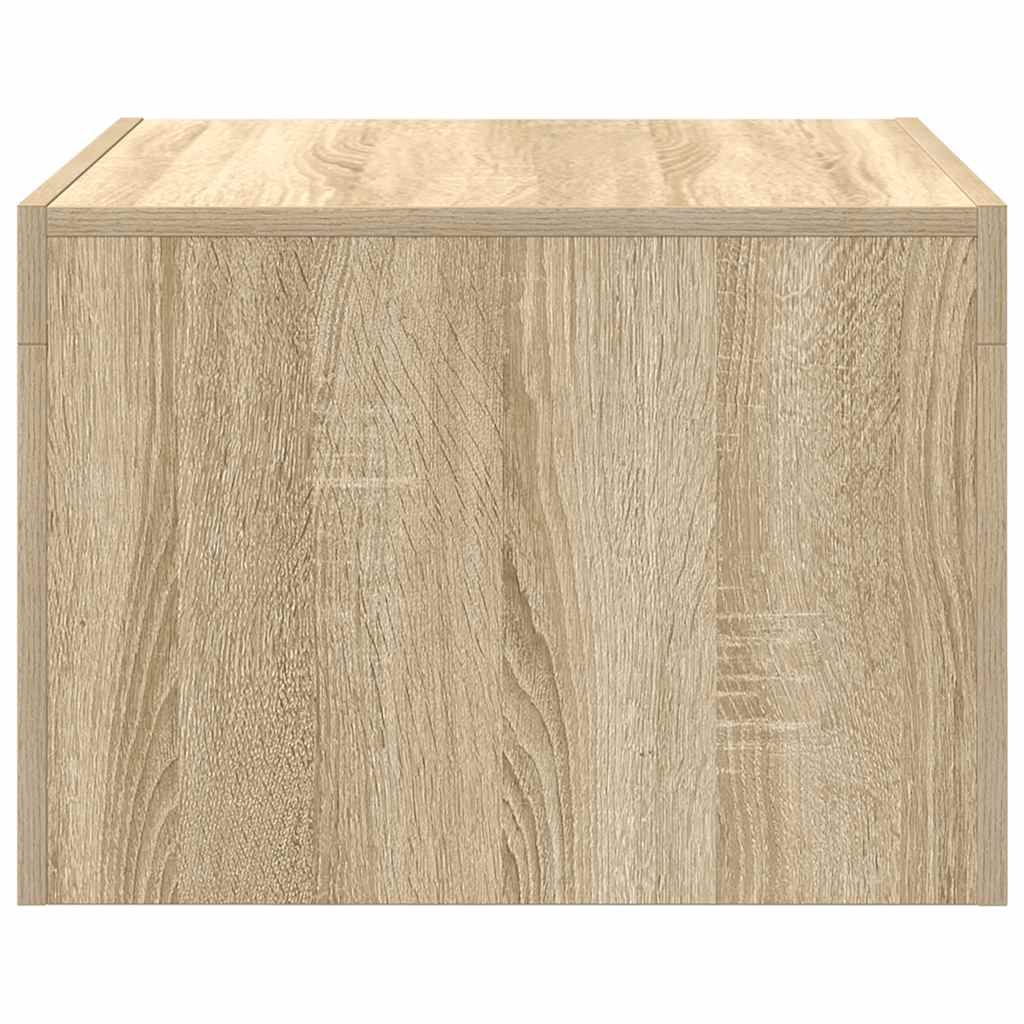 Mesa de centro 50x50x35 cm derivados de madeira carvalho sonoma
