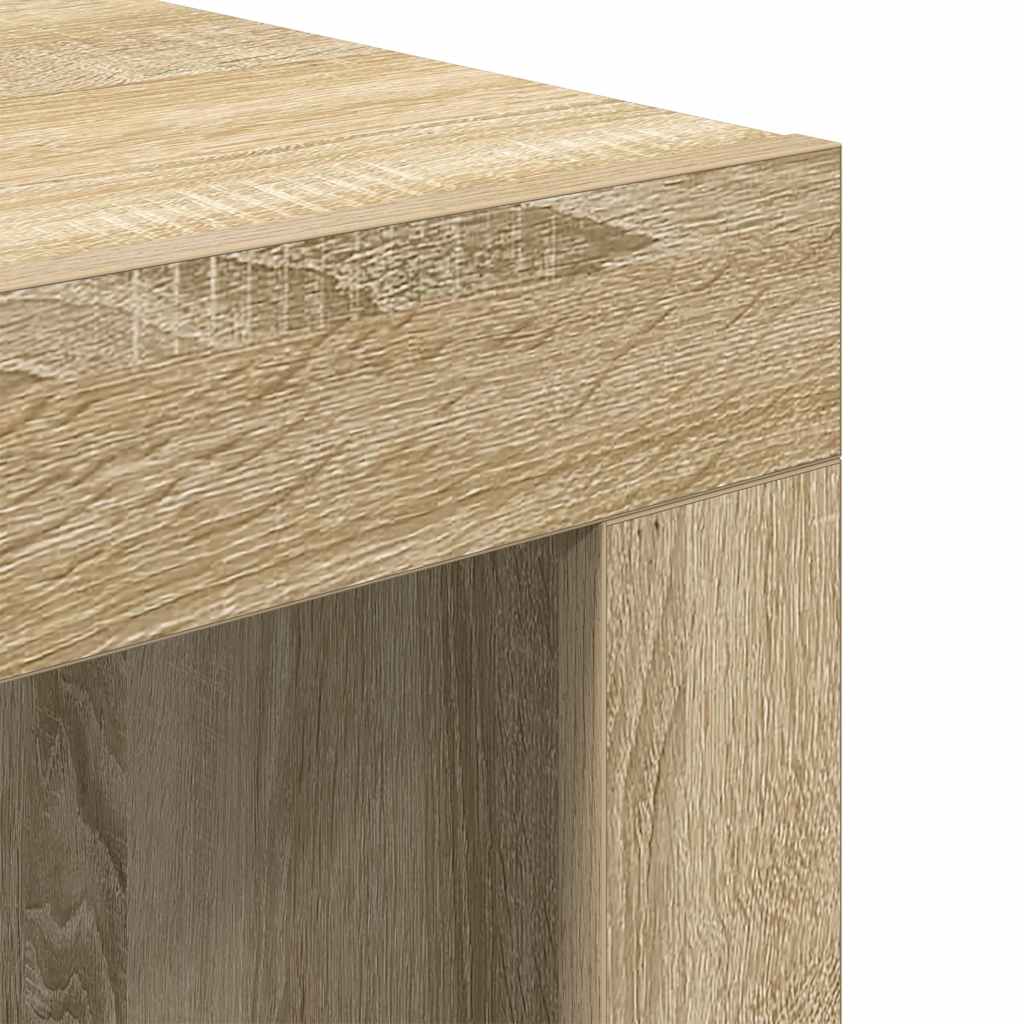 Mesa de centro 50x50x35 cm derivados de madeira carvalho sonoma