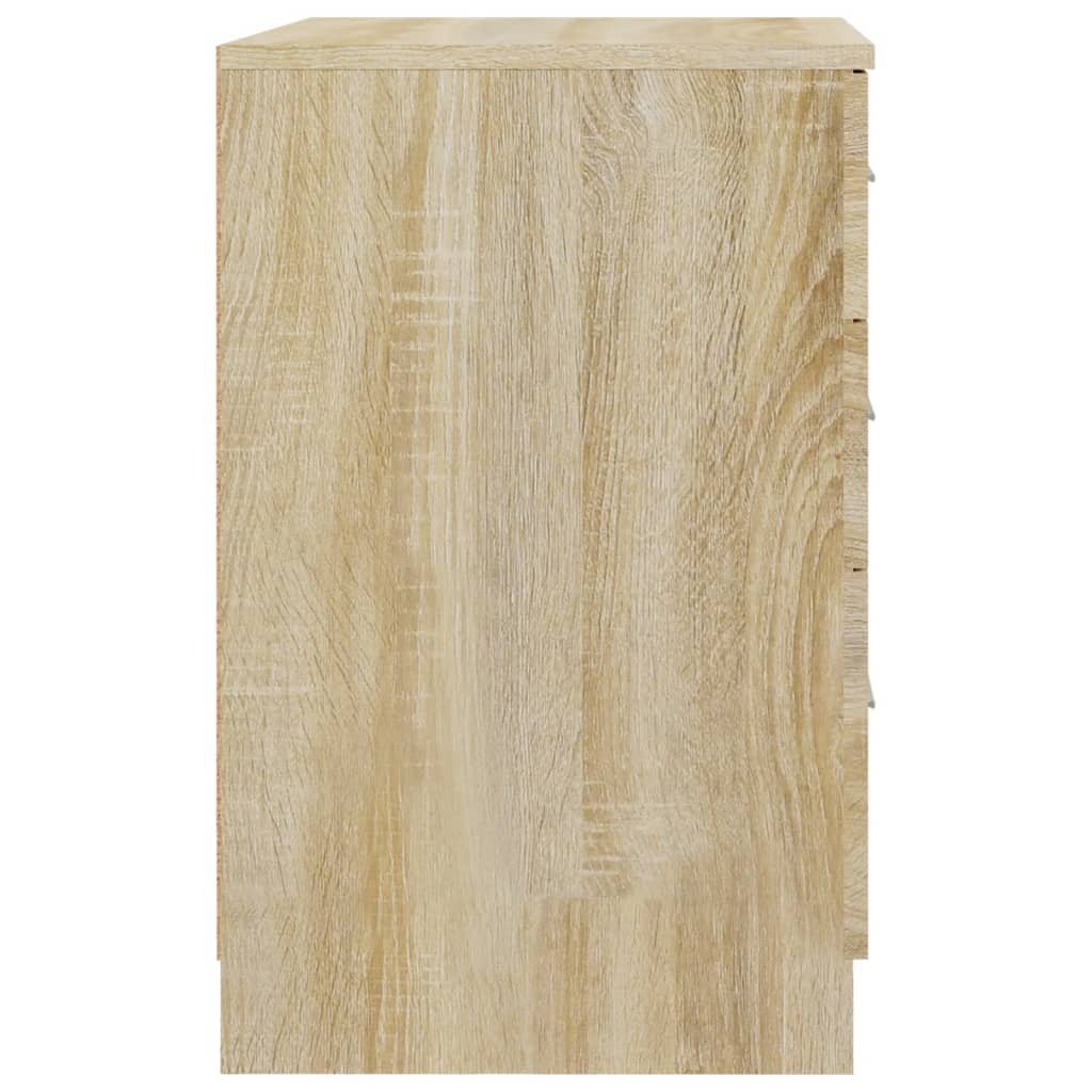 Mesa cabeceira 40x40x63 cm madeira processada carvalho sonoma