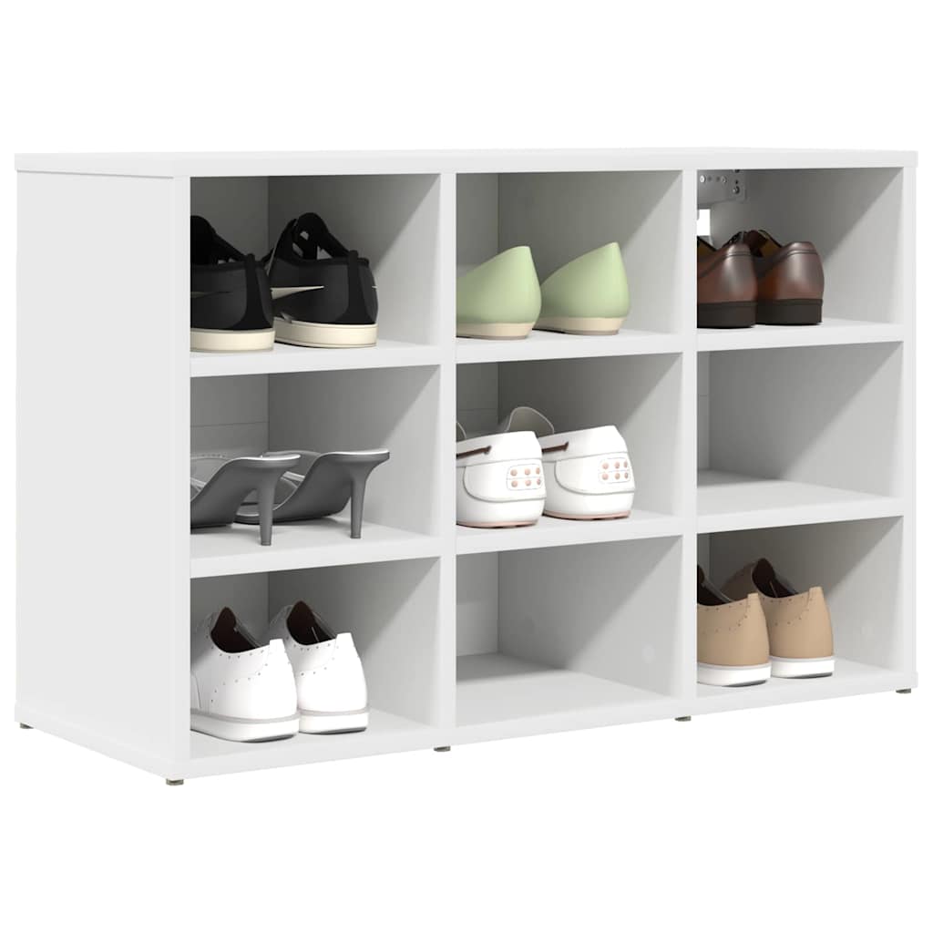 Armário para sapatos com prateleira Branco 77.5 x 30 x 51 cm