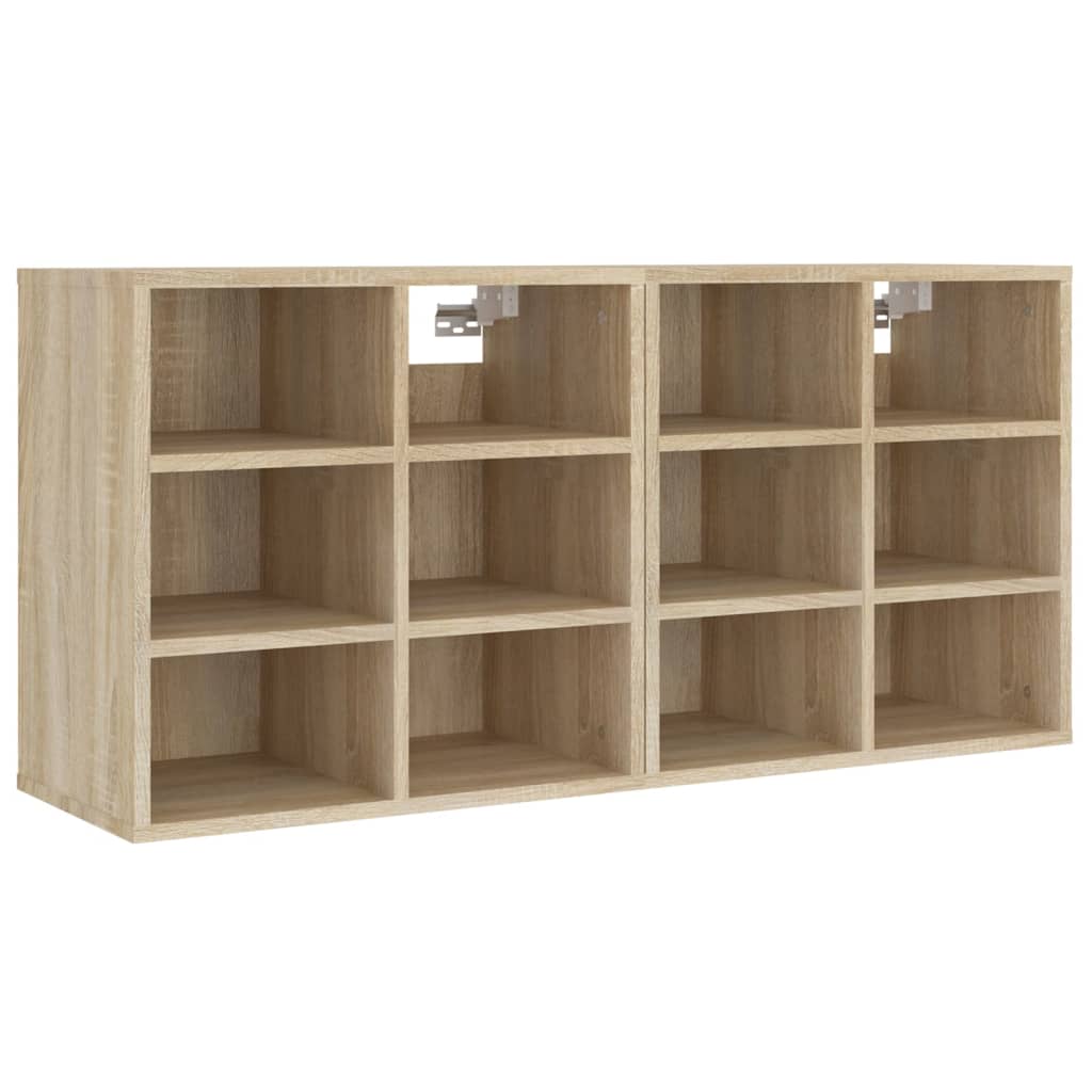 Sapateira 2 pcs 52,5x30x50 cm Carvalho Sonoma