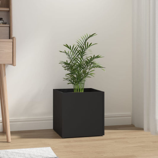 Vaso/floreira 40x40x40 cm derivados de madeira preto
