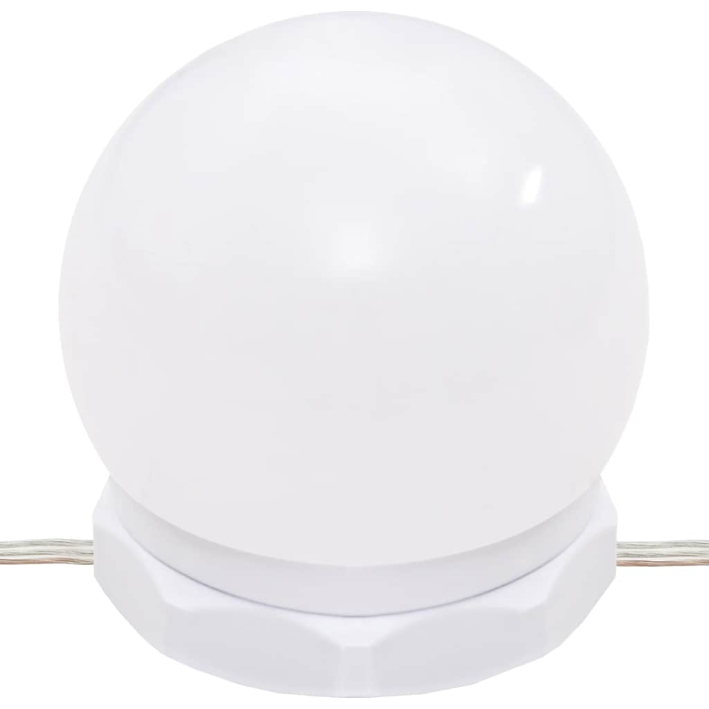 Toucador com LEDs 86,5x35x136 cm cor branco