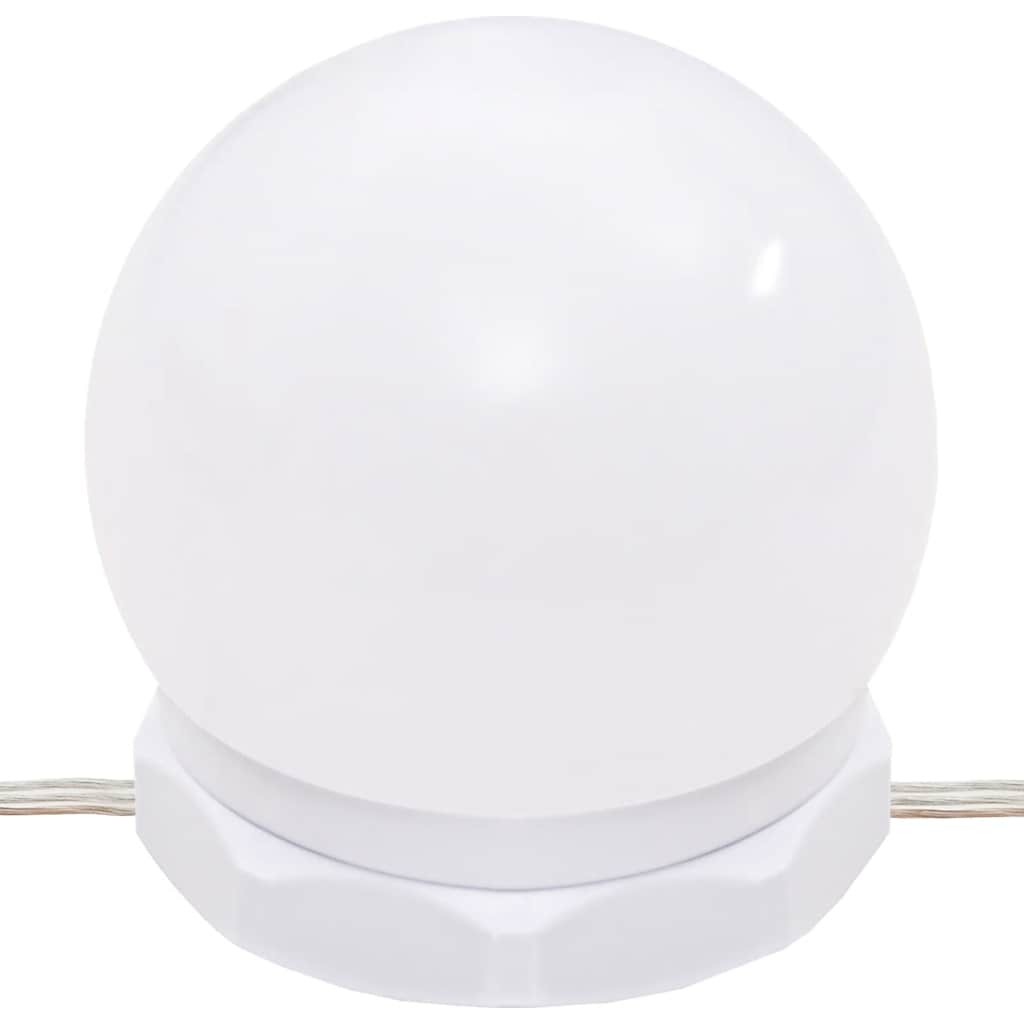 Toucador com LEDs 60x40x140 cm branco