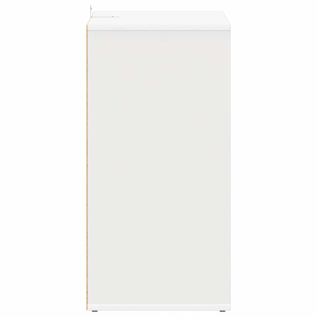 Armário para sapatos 60x35x70 cm derivados de madeira branco