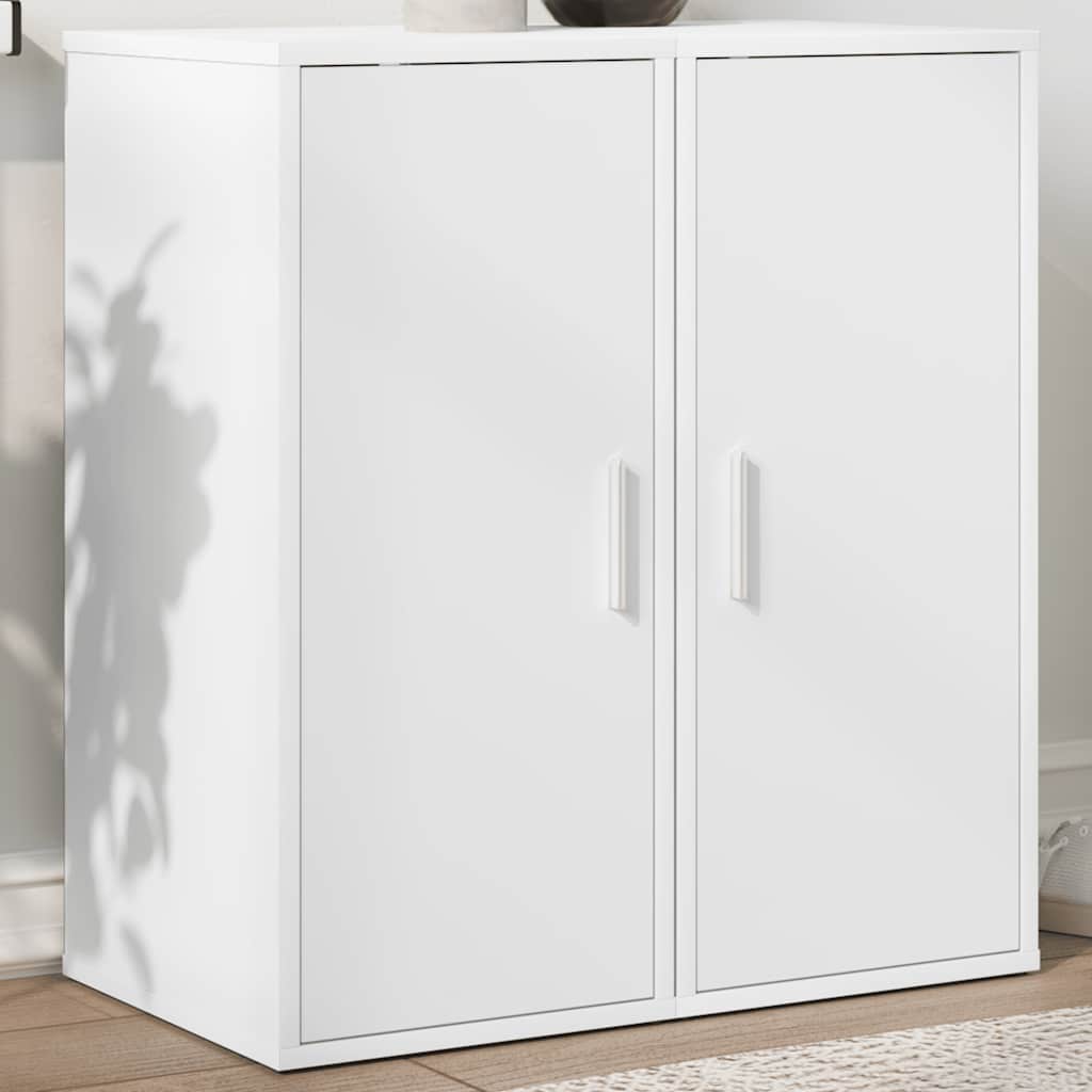 Sapateiras 2 pcs 32x35x70 cm contraplacado branco