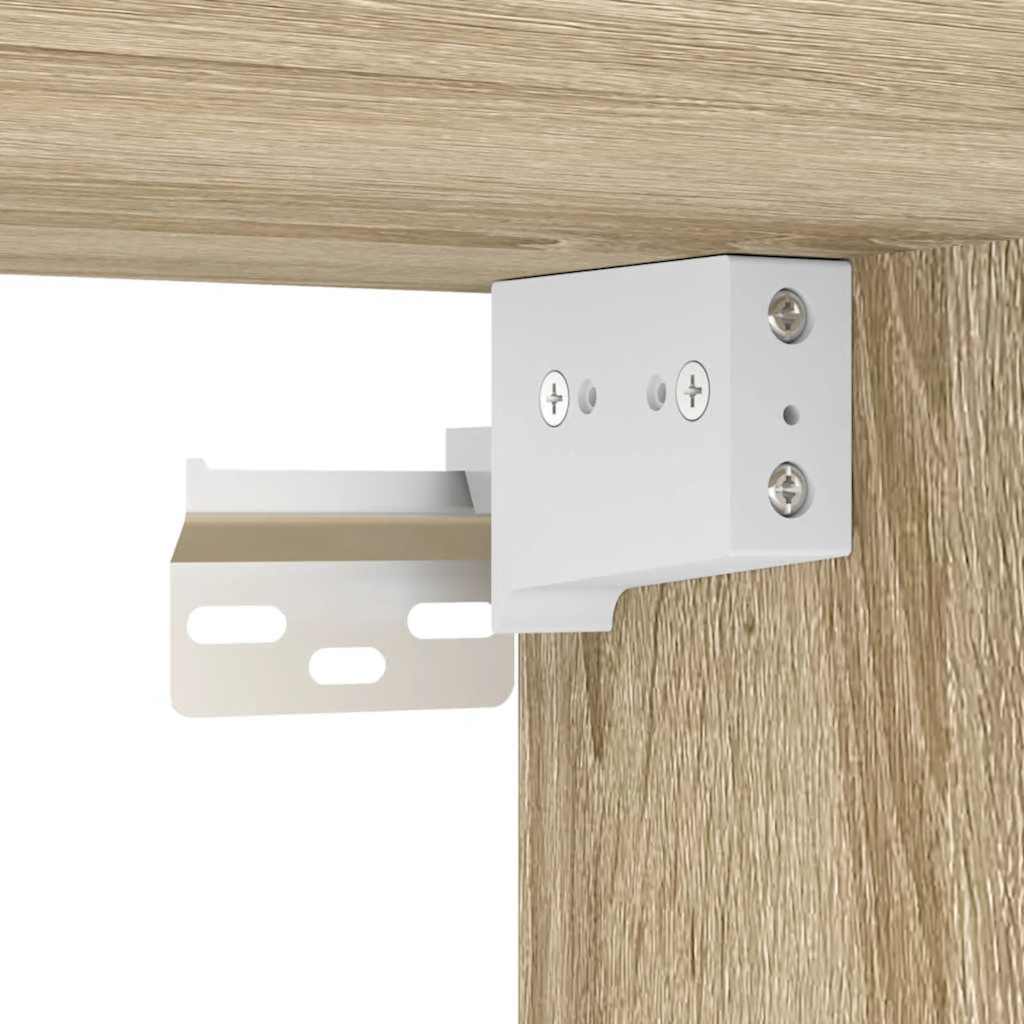 Sapateiras 2 pcs 32x35x70 cm contraplacado cor carvalho sonoma