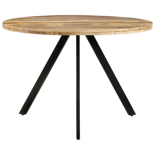 Mesa de jantar 110x75 cm madeira de mangueira maciça