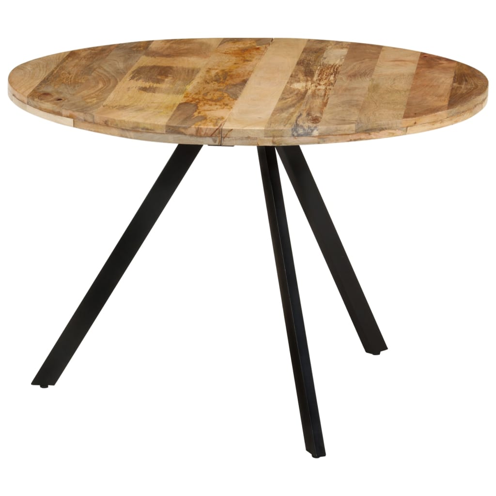Mesa de jantar 110x75 cm madeira de mangueira maciça
