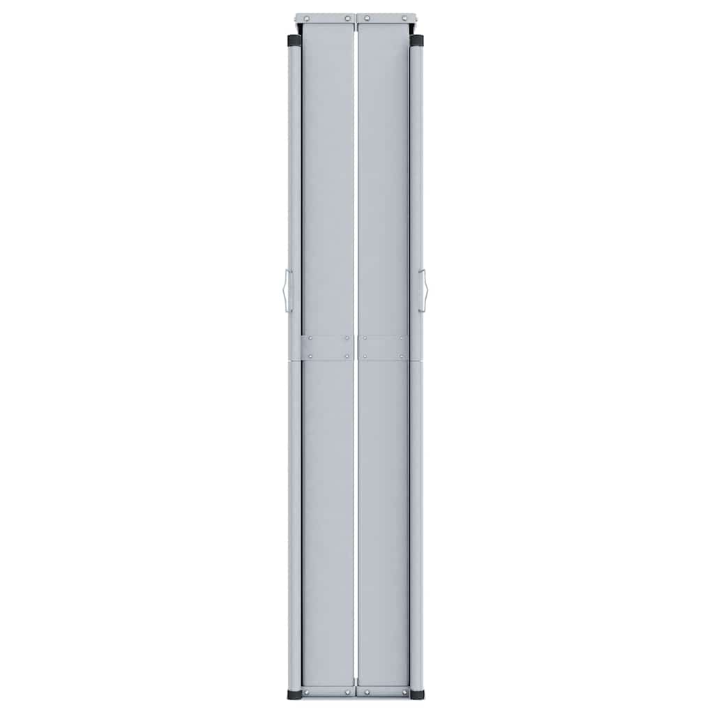 Toldo lateral retrátil 180x600 cm castanho