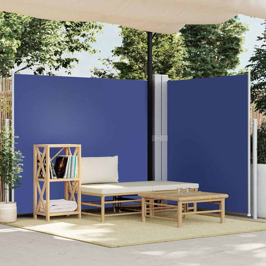 Toldo lateral retrátil 180x600 cm azul