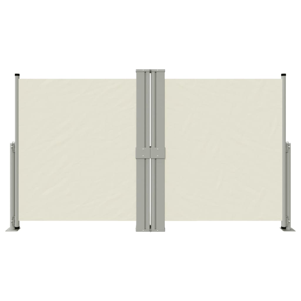 Toldo lateral retrátil 140x1200 cm cor creme