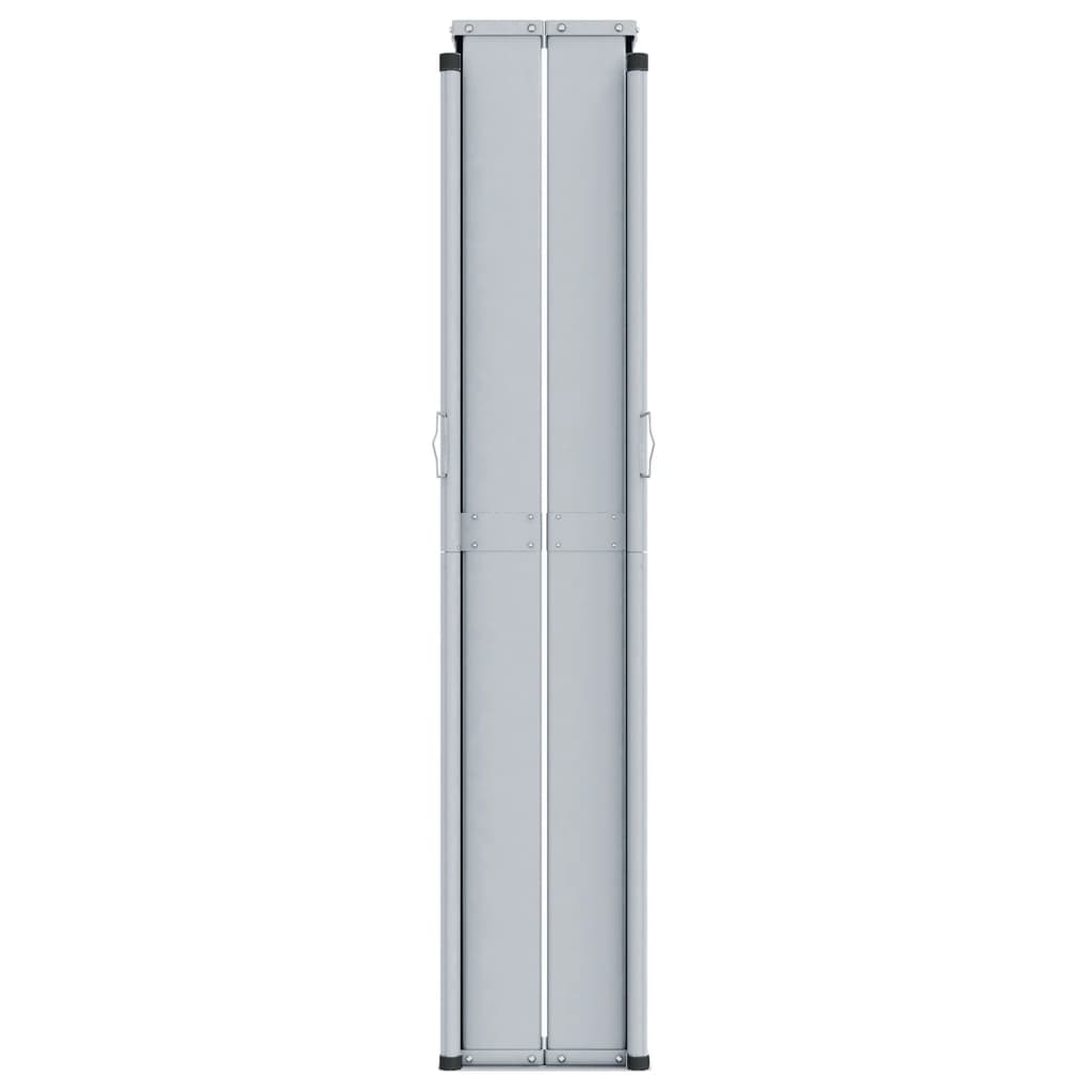 Toldo lateral retrátil 200x1200 cm castanho