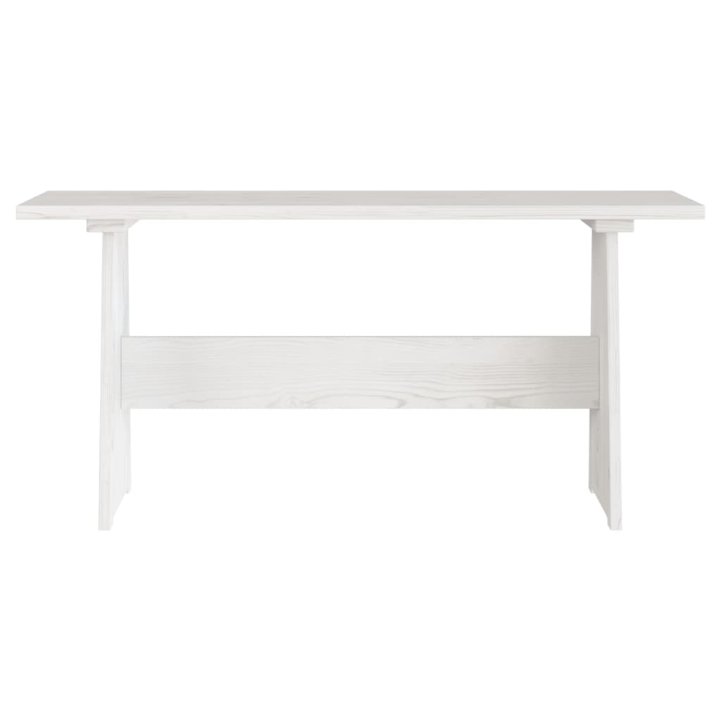 3 pcs conjunto de jantar REINE madeira pinho maciça branco