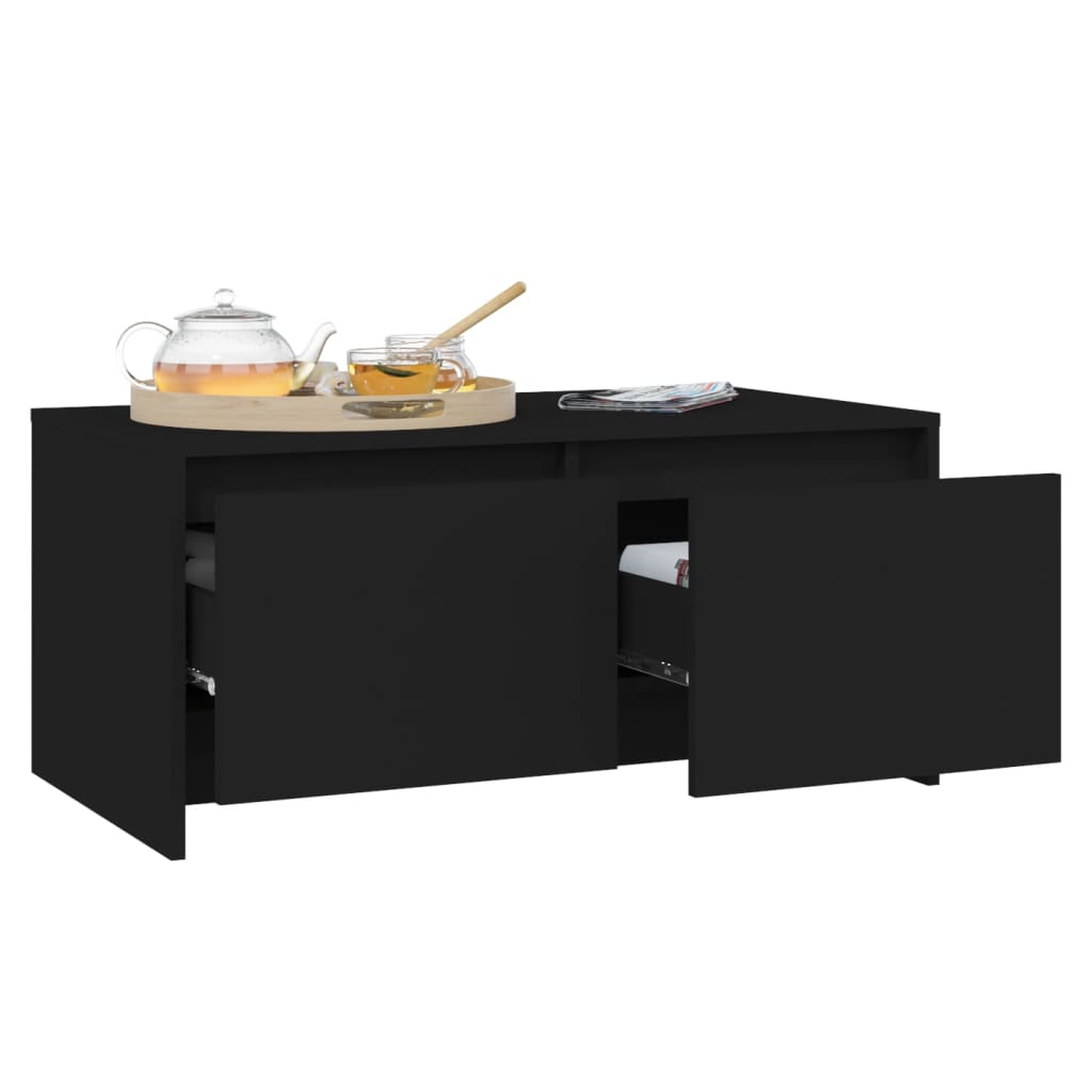 Mesa de centro 90x50x41,5 cm derivados de madeira preto