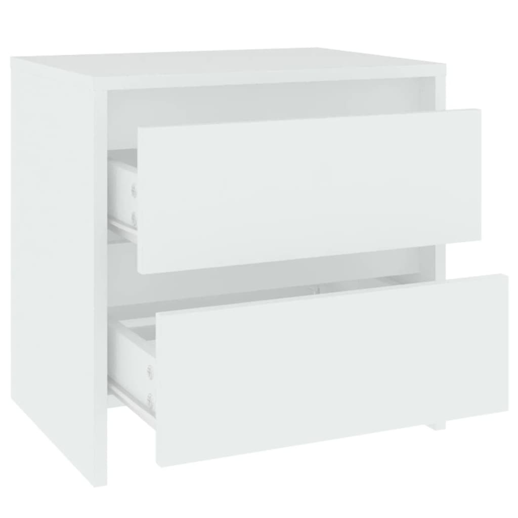 Mesa de cabeceira 45x34,5x44,5 cm aglomerado branco