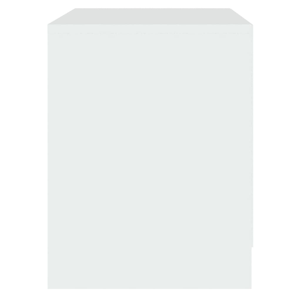 Mesa de cabeceira 45x34,5x44,5 cm aglomerado branco