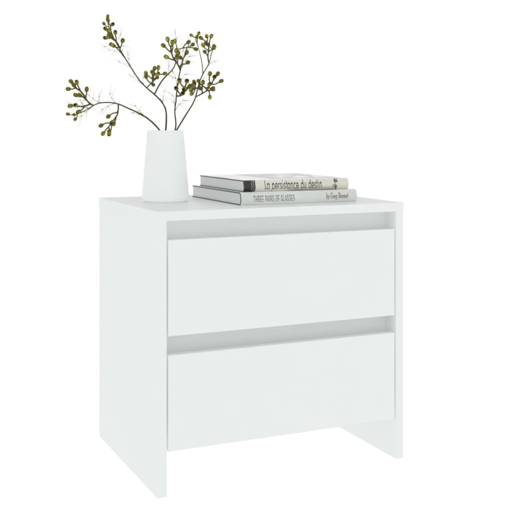 Mesa de cabeceira 45x34,5x44,5 cm aglomerado branco