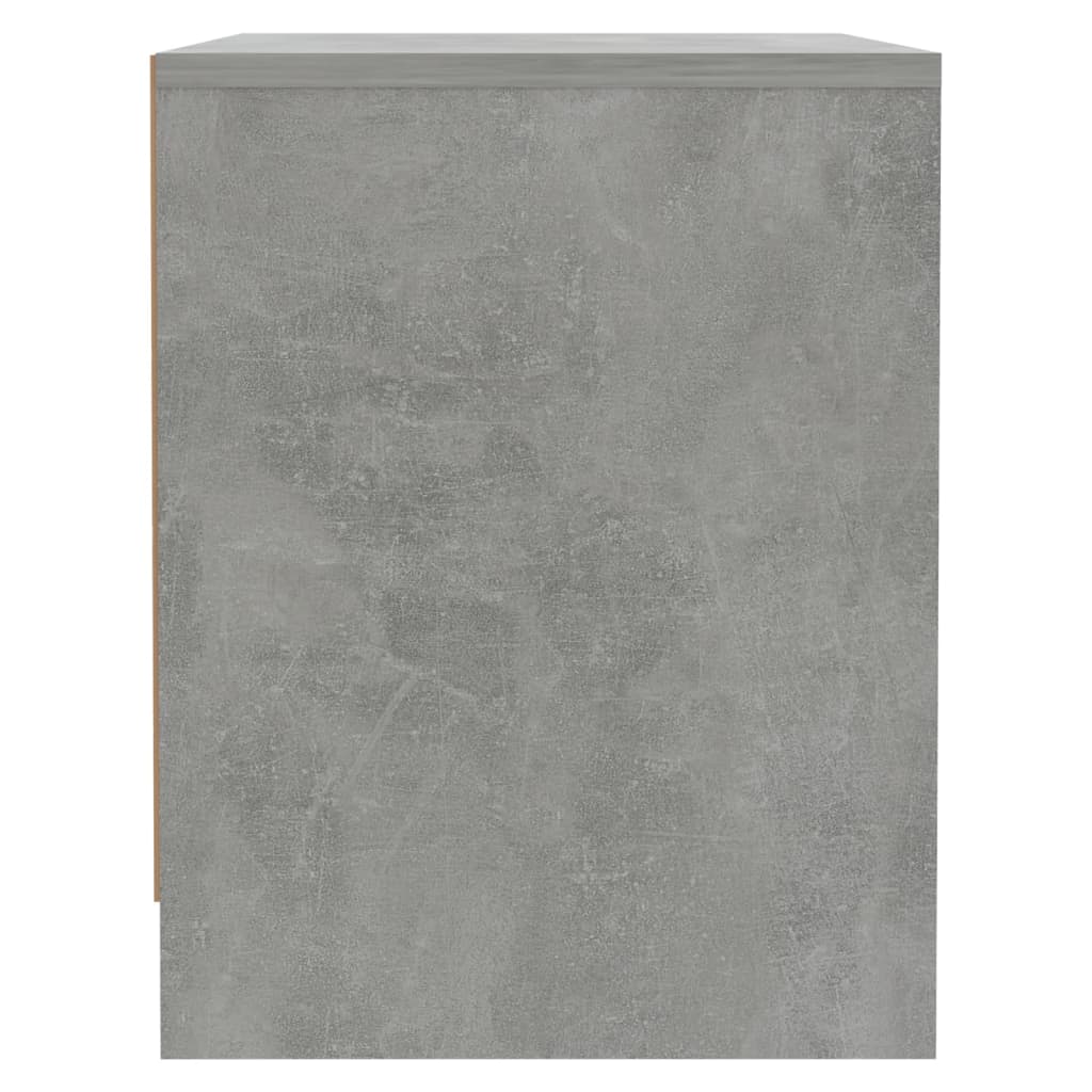 Mesa de cabeceira 45x34x44,5cm derivados madeira cinza cimento