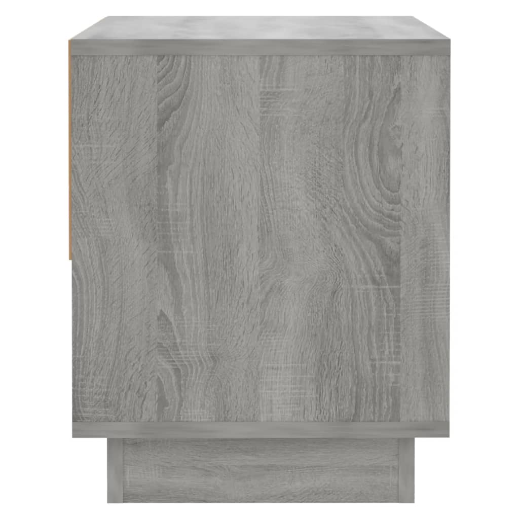 Mesas de cabeceira 2 pcs derivados de madeira sonoma cinza