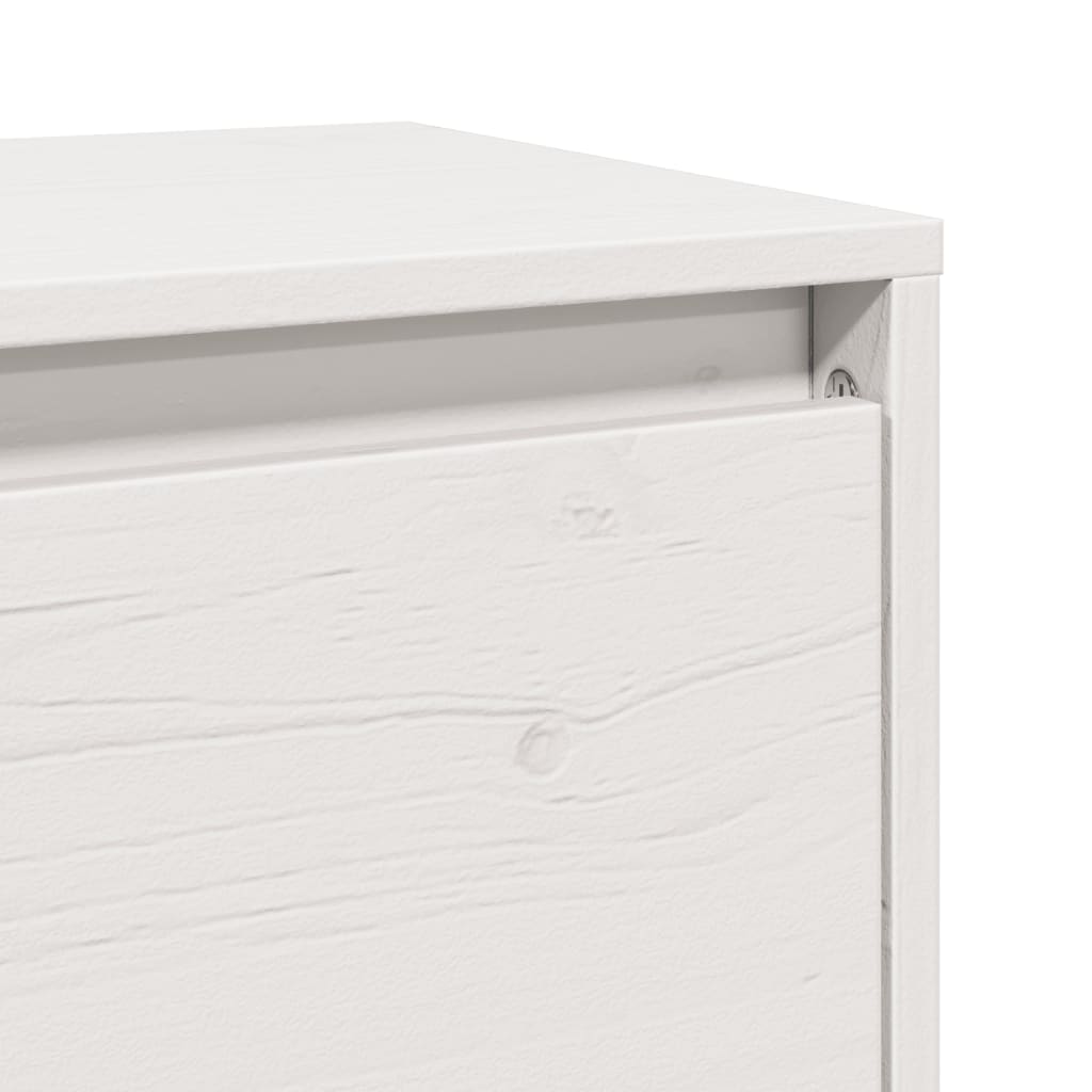 Armários de parede 2 pcs 45x30x35 cm pinho maciço branco