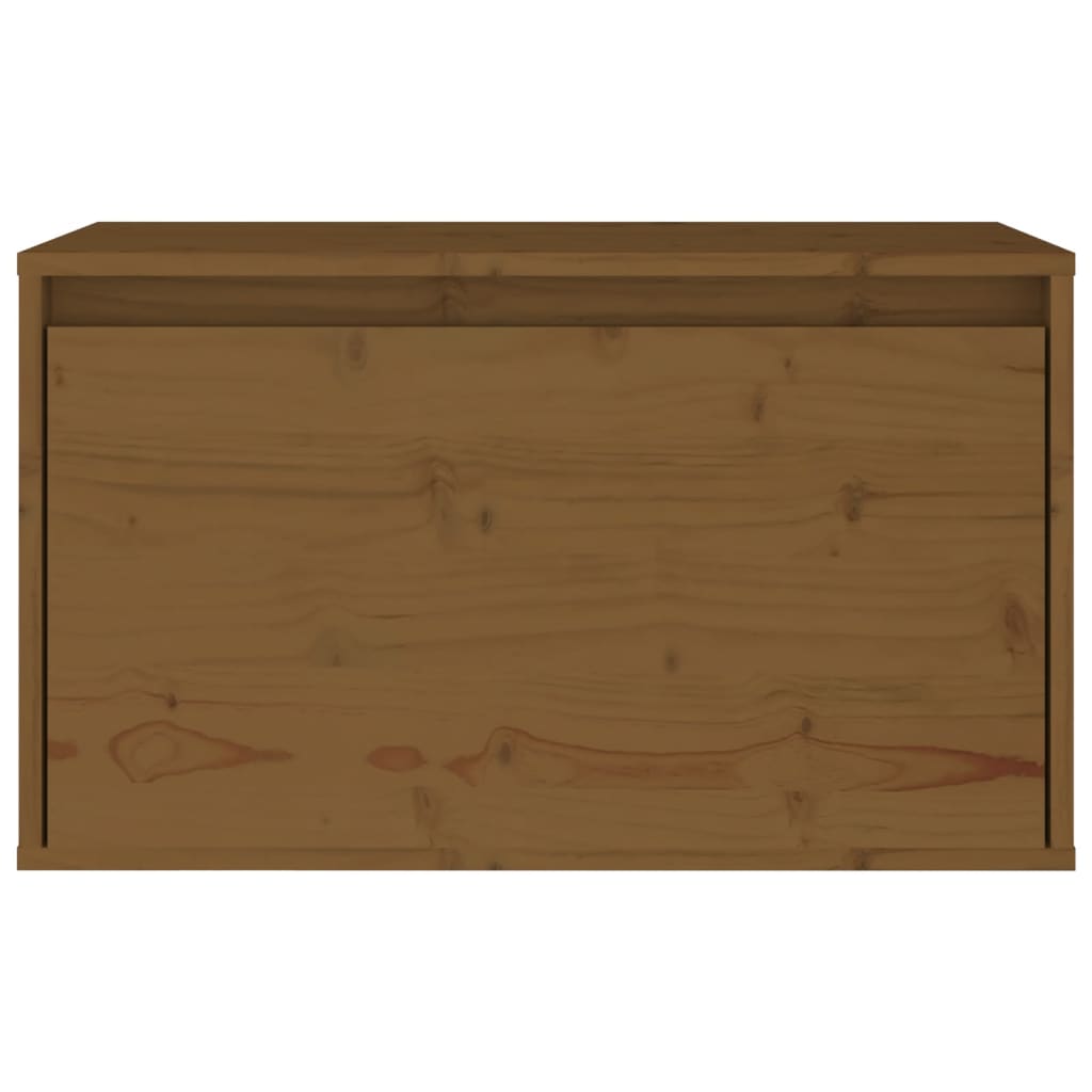 Armário de parede 60x30x35 cm pinho maciço castanho mel