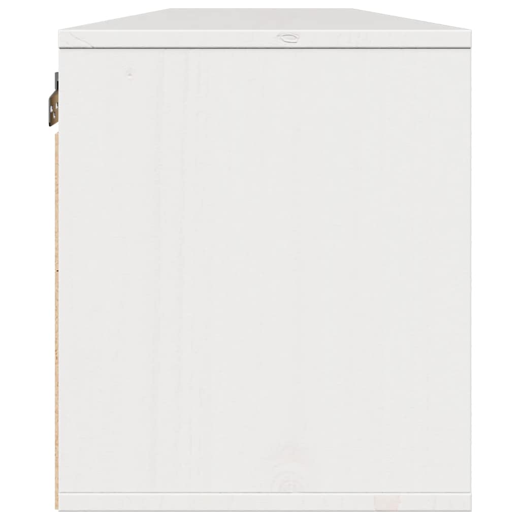 Armários de parede 2 pcs 80x30x35 cm pinho maciço branco