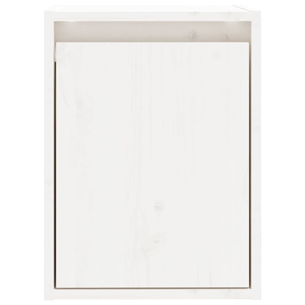 Armários de parede 2 pcs 30x30x40 cm pinho maciço branco