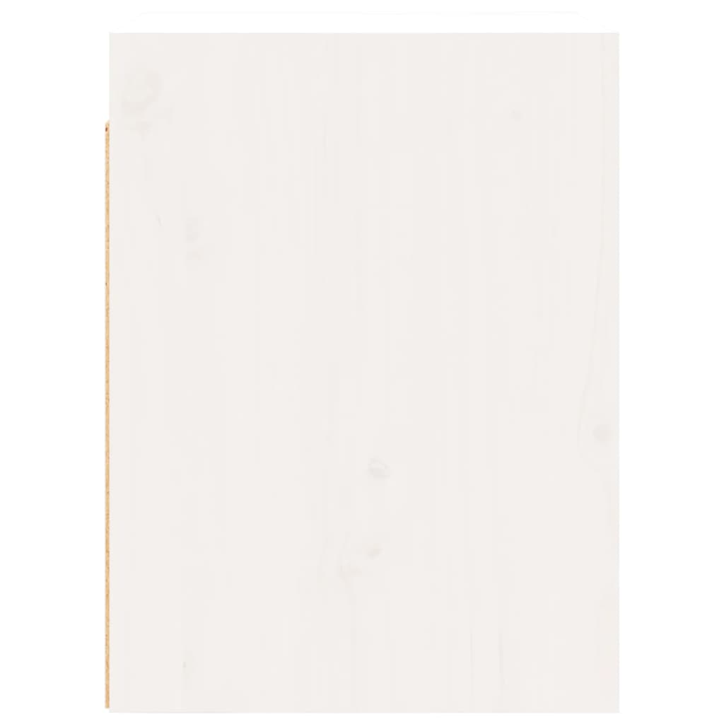 Armários de parede 2 pcs 30x30x40 cm pinho maciço branco