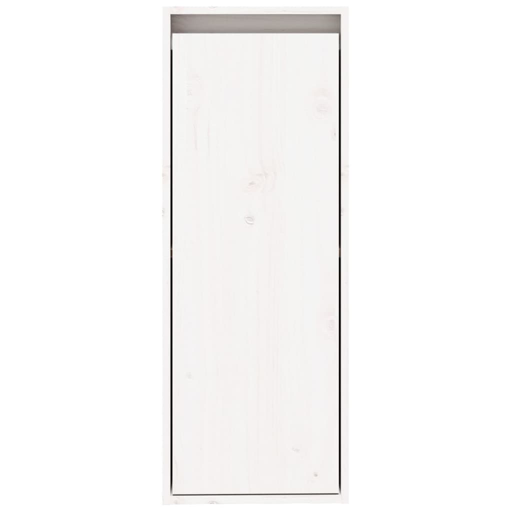 Armário de parede 30x30x80 cm madeira de pinho maciça branco