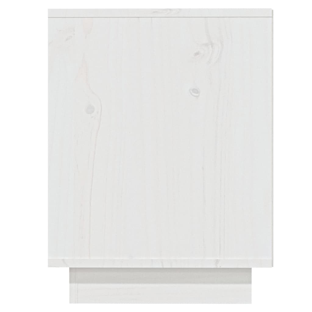 Sapateira 110x34x45 cm madeira de pinho maciça branco