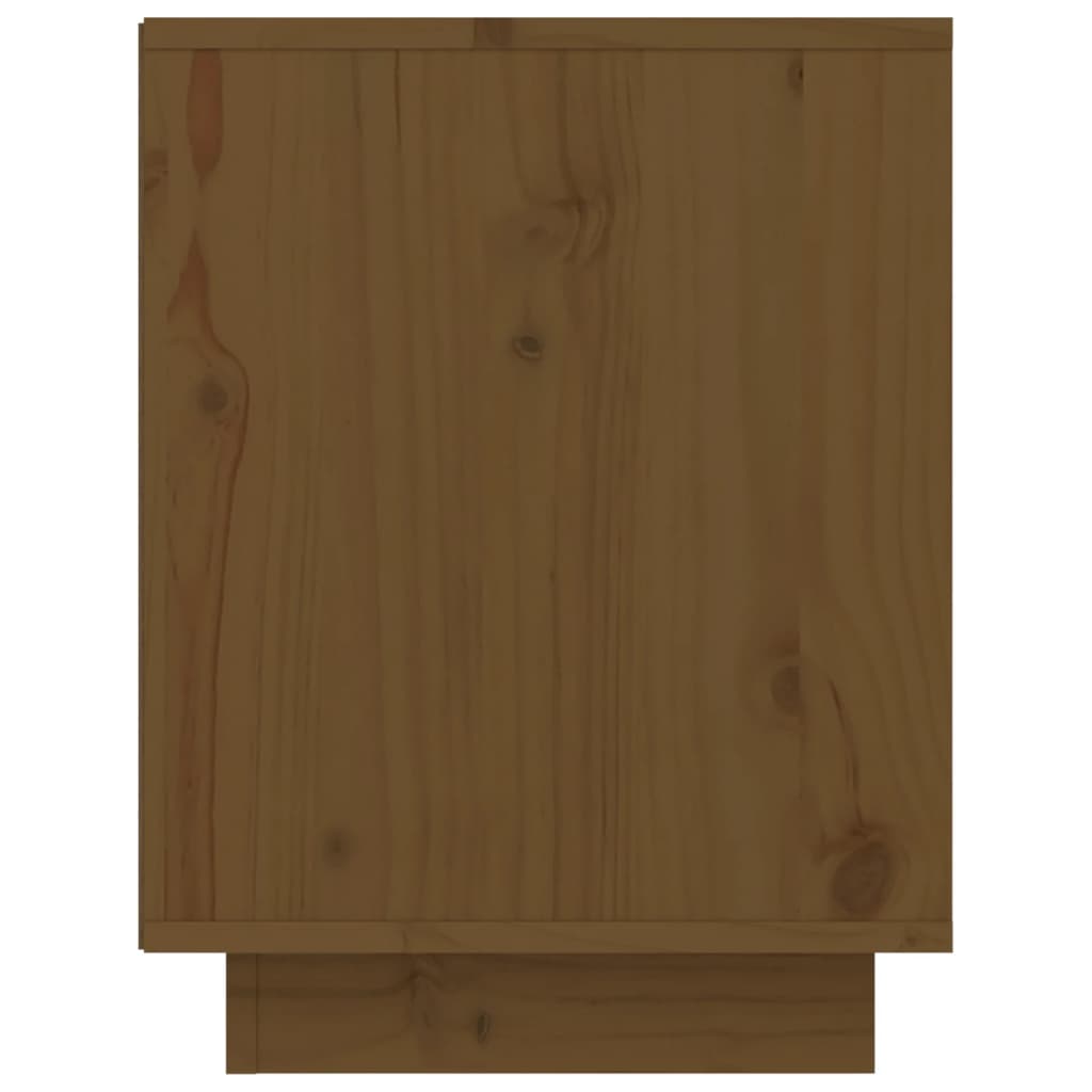 Sapateira 60x34x45 cm madeira de pinho maciça castanho mel