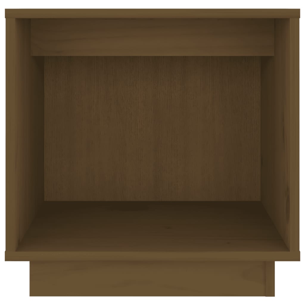 Mesas de cabeceira 2 pcs 40x30x40 cm pinho maciço castanho mel