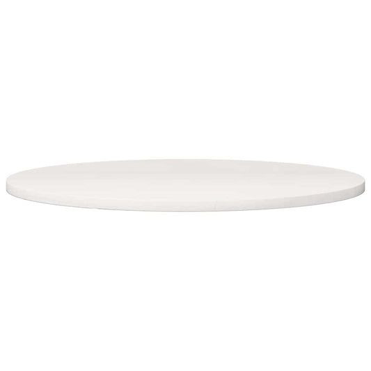 Tampo de mesa pinho maciço Ø90x2,5 cm branco